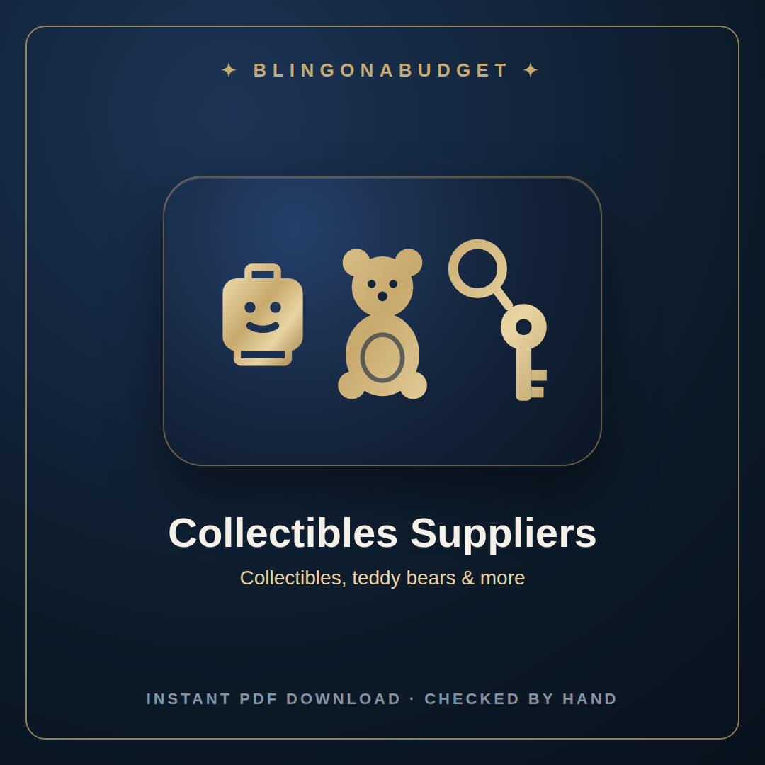 Collectibles Suppliers